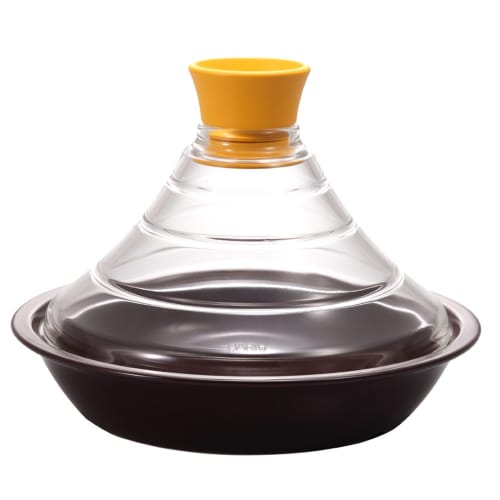 Hario Tagine Pot with Glass Lid, Yellow, TN-200MY