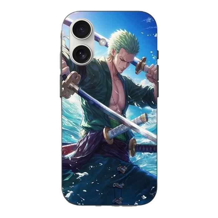 Iphone 16 Plus Case One Piece Roronoa Zoro Sword Manga Anime