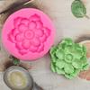 Silicone Lotus Shape Cake Mold Portable Non-stick DIY Home Fondant Chocolate Pudding Baking Mould Molding Tool