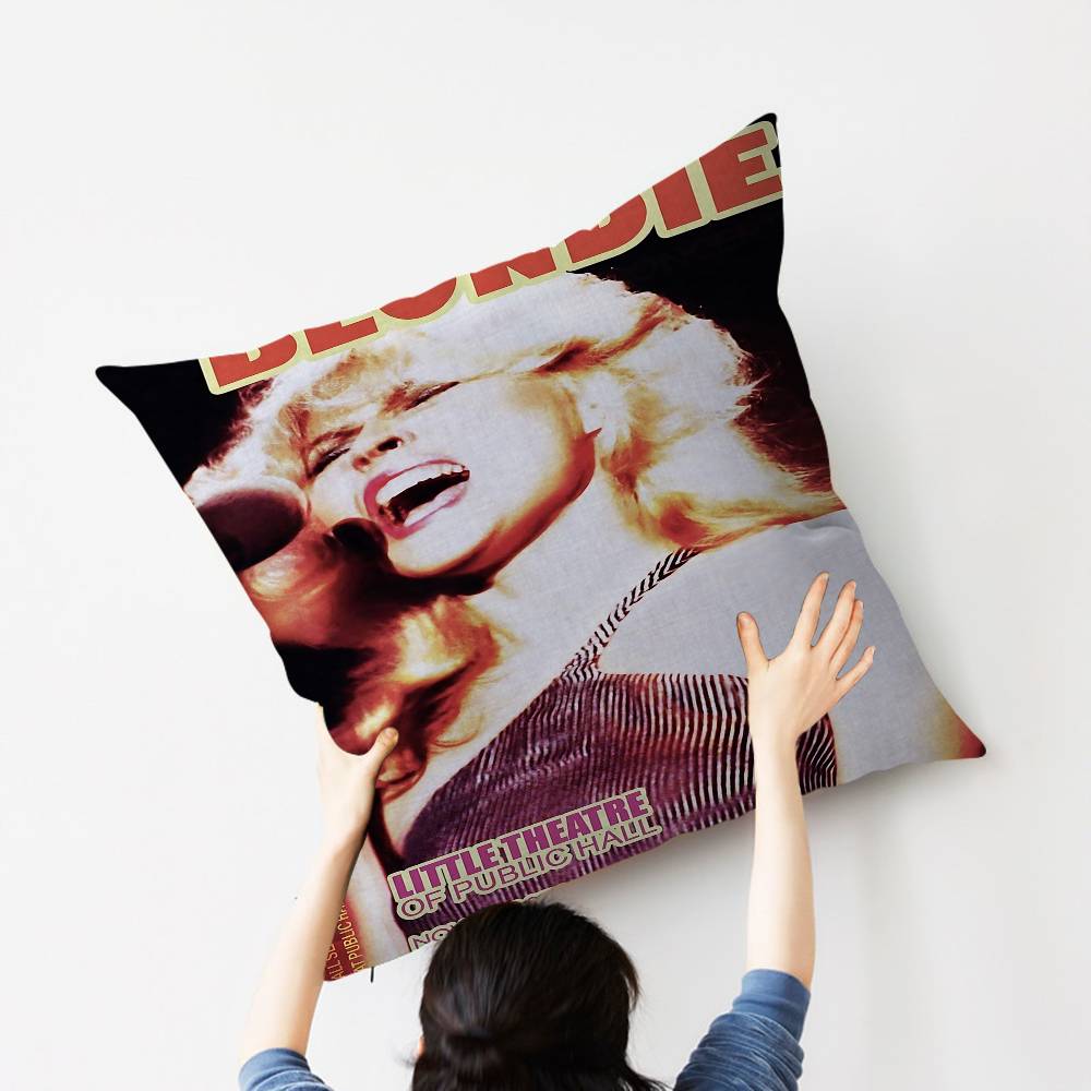 Rock Band B-Blondie Poszewka na poduszkę Dekoracyjna poduszka Sofa Wystrój domu Poszewka Poszewki na poduszki