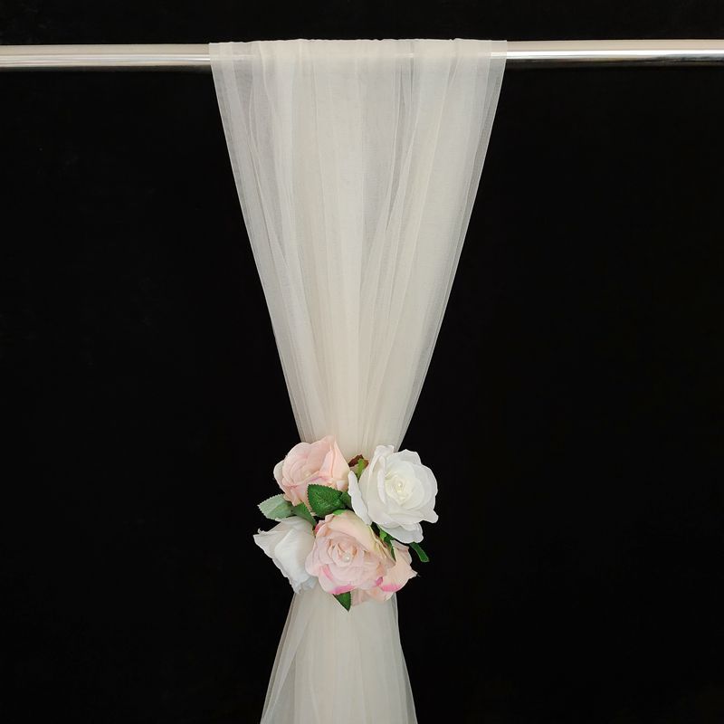 Tulle background Curtain, Organza Tulle Fabric Used for Wedding Party Decoration, Baby Birthday Diy Hand-made Fabric.