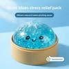 Soft TPR Steamed Bun Squeeze Toy Glitter Slow Rebound Toy  Home Office Desktop