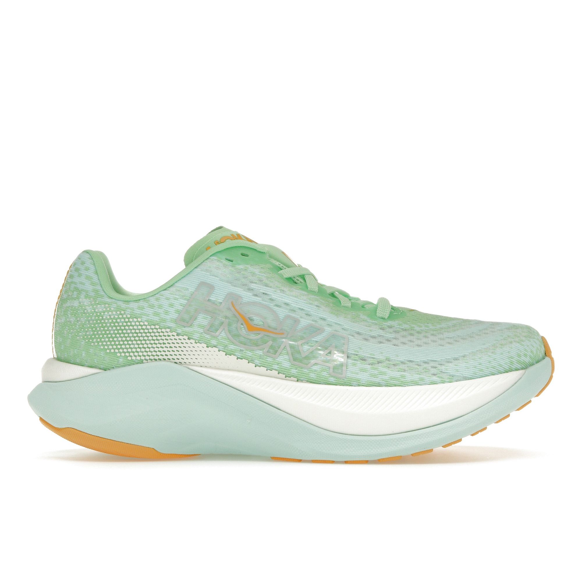 

Женские кроссовки HOKA Mach X Lime Glow Blue Sunlit-Ocean 1141451-LGSO 36.5
