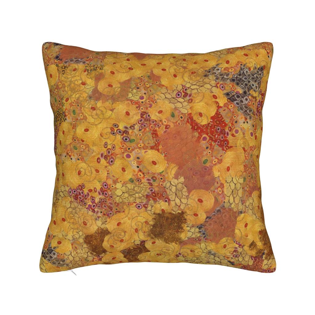 Gustav Klimt Freyas Pillowcase Polyester Cushion Cover Decorations Abstract Art Pillow Case Cover Home Square 45X45cm
