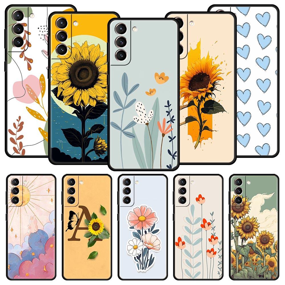 Cute Cartoon Candy Painted Phone Case For Samsung Galaxy S24 S23 S22 S20 Ultra S21 FE 5G S10 S9 Plus S10E S8 Soft Silicone Cover