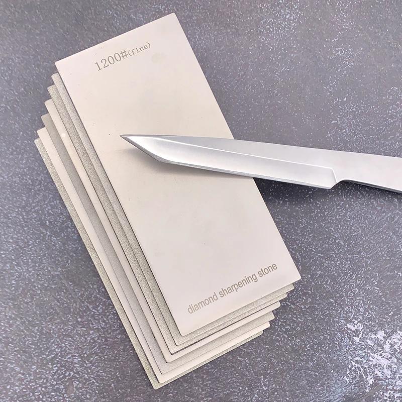 1000 1500 Girt Diamond Plate with EVA Base Professional Sharpening Stone Grinder Whetstone Knife Sharpener System Accessories