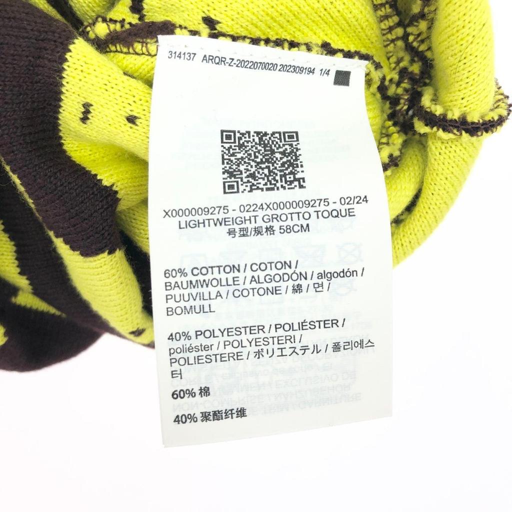 Used ARCTERYX Beanie Cotton/Polyester Brown/Yellow Men's / 240001202939