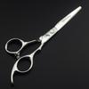 6.0-Inch Shenxinzhe Black Barber Hairdressing Scissors - Straight & Thinning Shears