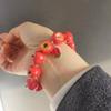 Bracciale di Natale Mela Portafortuna ad Alto Rapporto Qualità-Prezzo che Collega Dolce Frutto Creatività con Una Catena di Buona Fortuna Lungo il Percorso