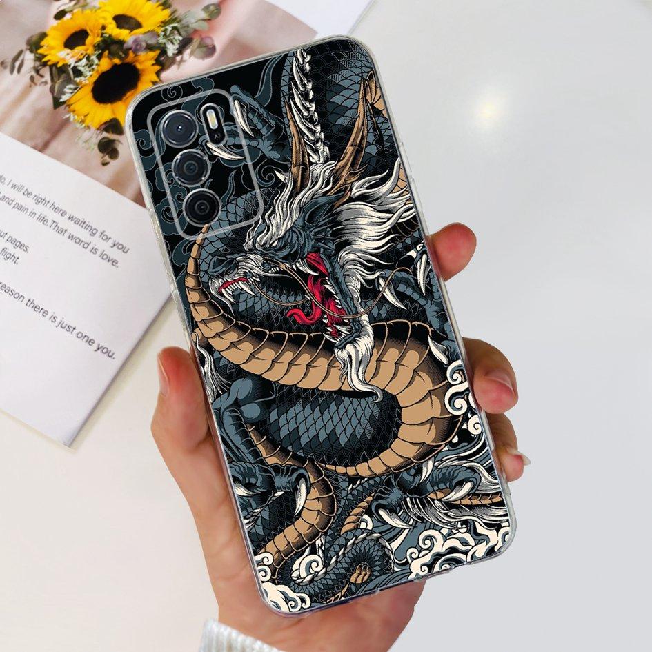 For OPPO A54S Case CPH2273 Back Cover Luxury Marble Cartoon Soft Silicone Phone Case For OPPO A16 CPH2269 A16S CPH2271 Funda New
