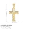 18K Gold Plated Versatile Micro-Set Cross Pendant Necklace - Personalized Light Luxury Jewelry Accessories