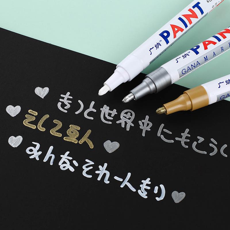 Guangna Waterproof Oil-Based Paint Pen for Stone, Metal, and Tire Touch-Ups