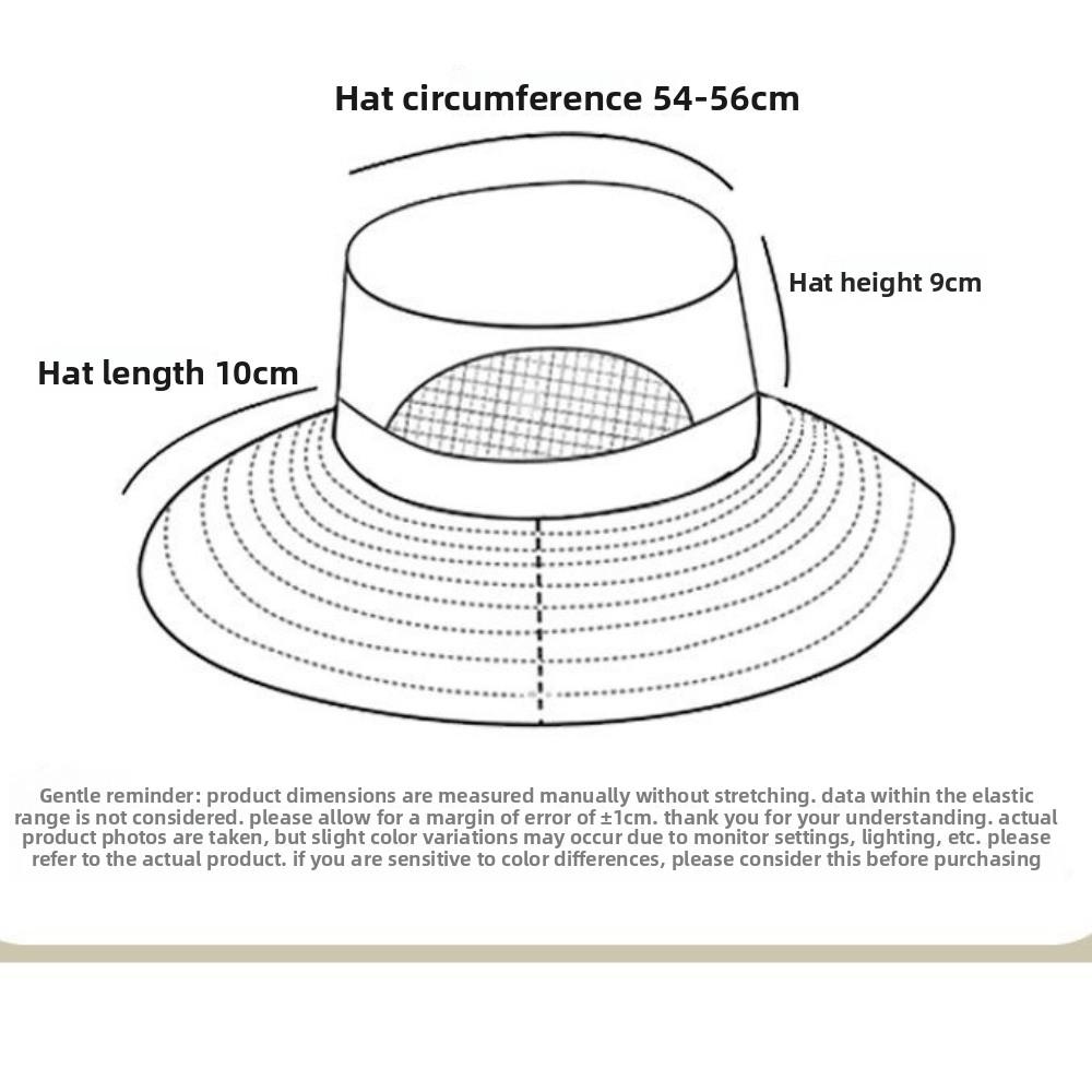 Anti-UV Bucket Hat Anti-Sun Fisherman Hat New Beach Hat Women