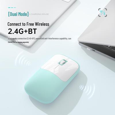 Leise kabellose Bluetooth-Lademus für Laptop und Desktop