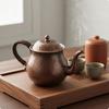 1000 Ml Water Kettle Thickened Body Handmade Copper Teapot No Coating