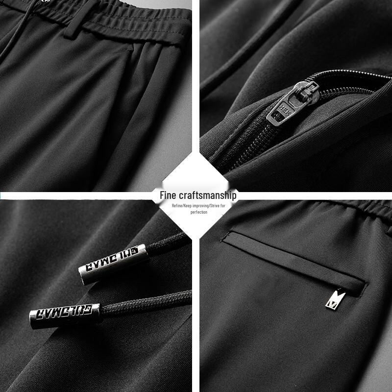 TUCANO Men's Wrinkle-Resistant Casual Straight-Leg Pants