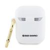 Hello Kitty HKA23DKHSH Airpods 1/2 coverwhite/white Silicone 3D Kitty Head