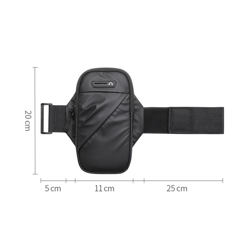 Universal Armband Phone Key Pouch Outdoor Waterproof Fitness Running Sport Arm Cell Phone Holder With Headphone Jack Phone Bag