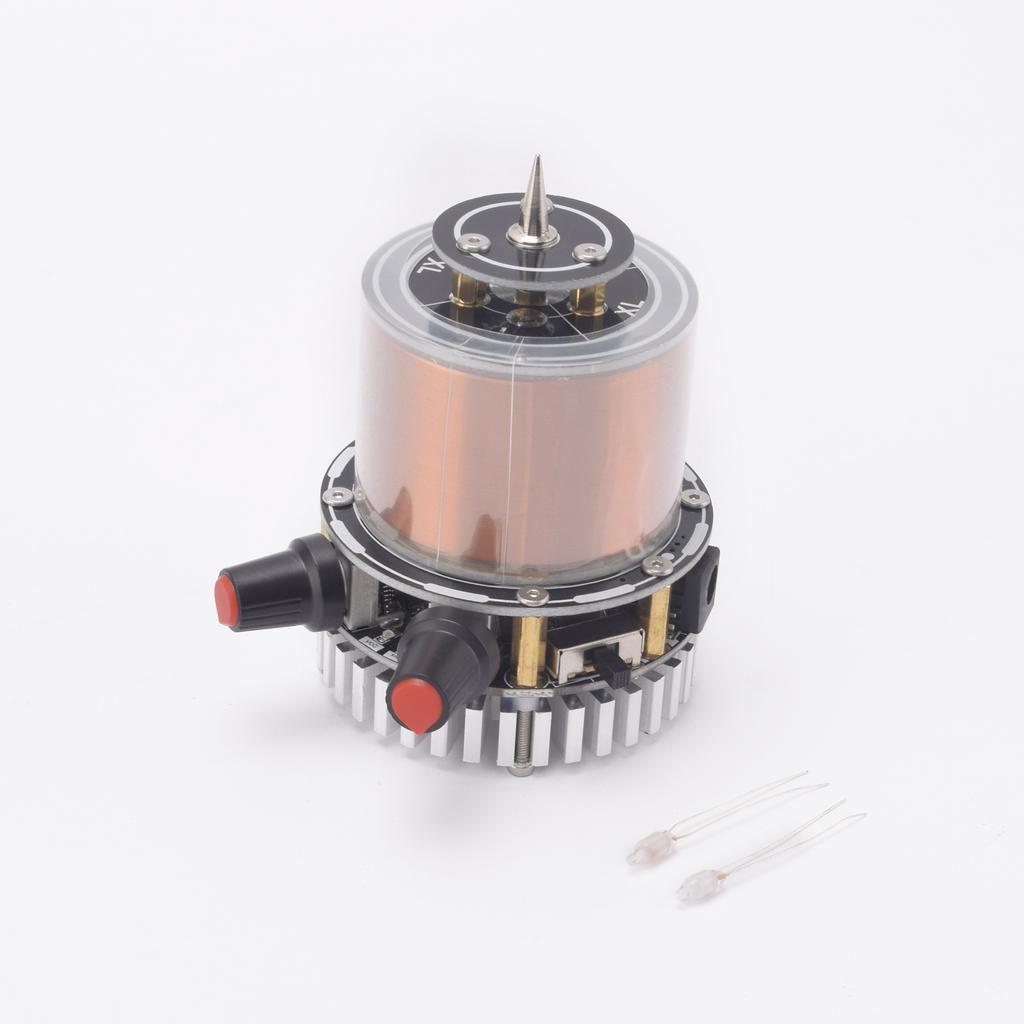 Multifunctional Tesla Coil Module Wireless BT Music Player Plasma Artificial Lightnings Power Adjustable Frequency