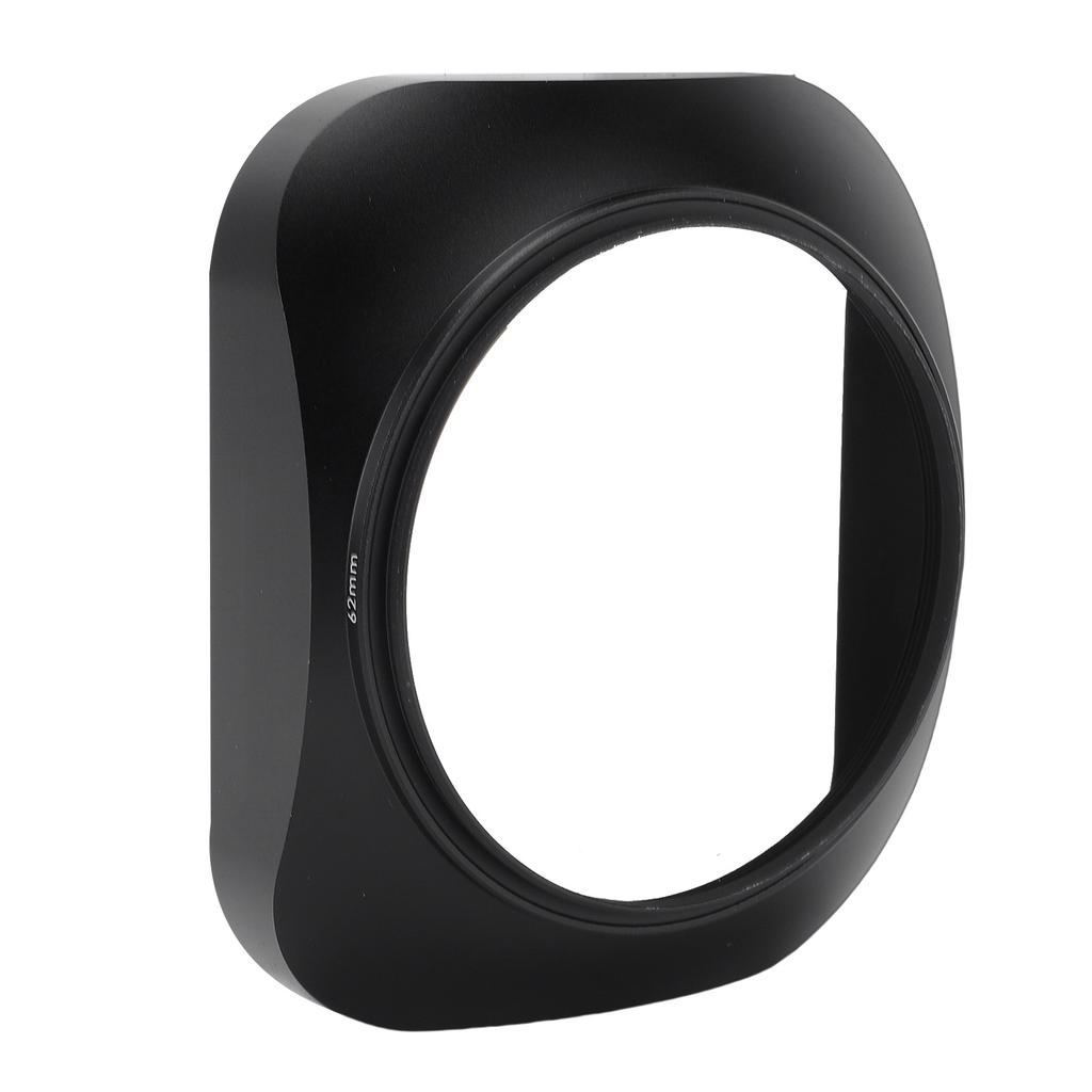 Metal   Lens Hood and   Set Matte Finish Thread Design Black 62mm Lens Hood Protector and  
