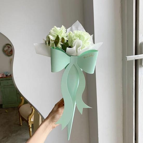 5 buc Cutie Flori Design Fundă Aspect Exquis 5 Culori Buchet Flori Trandafiri Carton pentru Nuntă