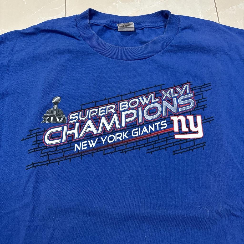 Vintage New York Giants Super Bowl T Shirt Men’s Large Football NFL NYC