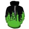 New Autumn Men's Fashionable Neutral Ink Design Printed Soft and Comfortable Hooded Sweatshirt Outdoor Streetwear