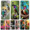 Phone Case For Xiaomi Mi Poco X7 X6 X5 NFC X3 F7 Ultra F6 Pro F3 15 14T 14 13T 11 12 13 Lite Clear TPU Cover Hummingbird