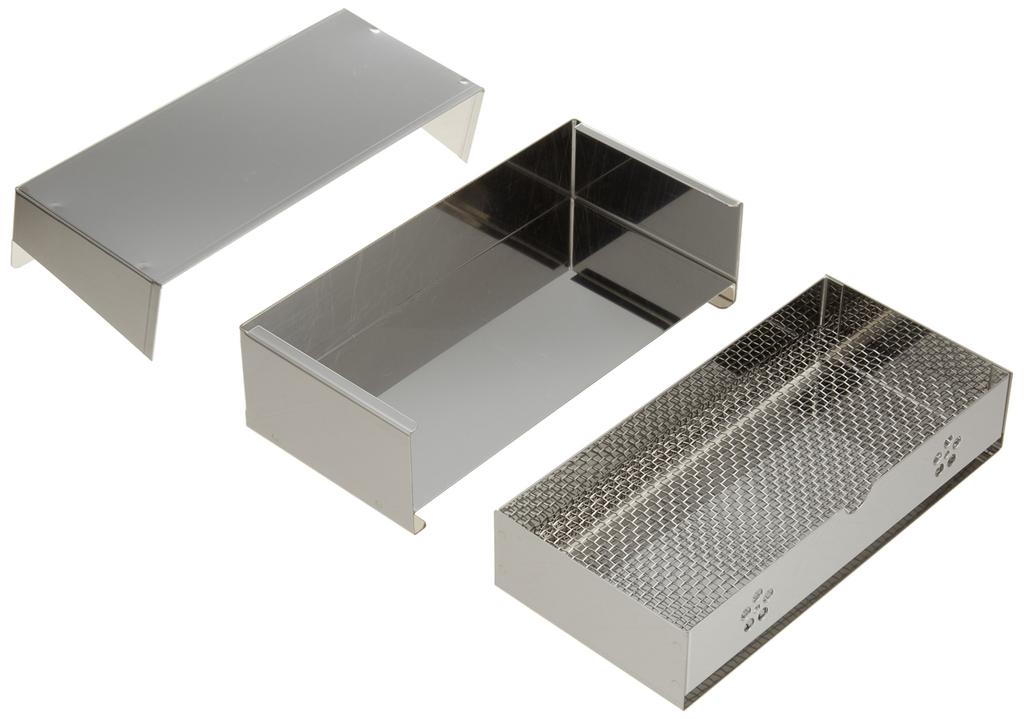 Nakamura Shoji [Grave Incense Holder] Stainless Steel Incense Plate with Cover, Type S