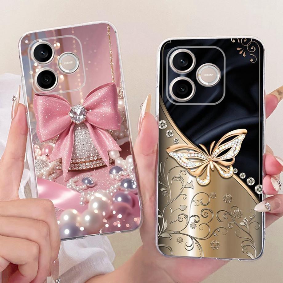 Flower Cartoon Fashion Design Phone Case For Honor 600 Lite Honor 500 Smart Honor600 Funda Soft Silicone Shockproof Back Cover