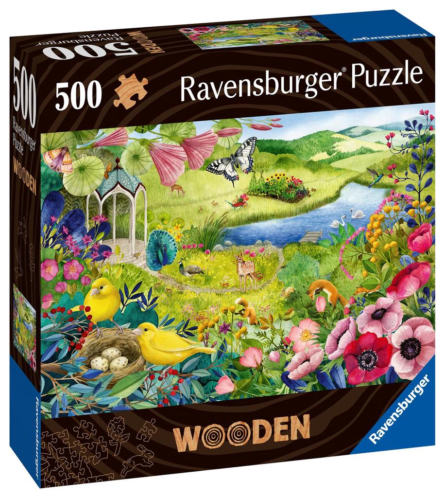 Dřevěné puzzle Ravensburger Wild Garden 500 Puzzle Jigsaw 17513 0 (Dřevěné Puzzle)