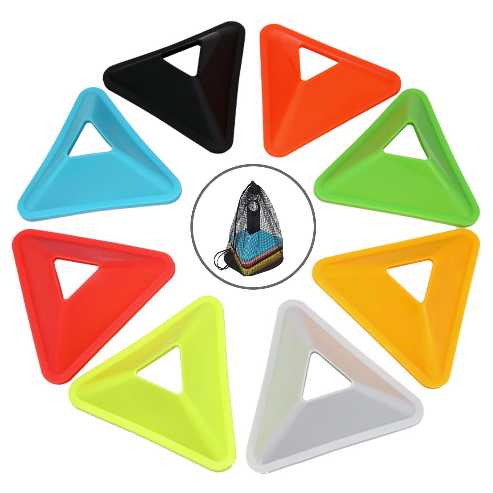 

Football Cones Disc Cones Soccer Agility Cones Sports Training Cones Multicolor Field Marker Plastic Cones with Holder разноцветный