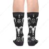 Horror Ziege Pentagramm Gothic Wicca Halloween Lässige Unisex Neuheit Lustige Socken Mode Bequem Männer Und Frauen Verrücktes Kleid