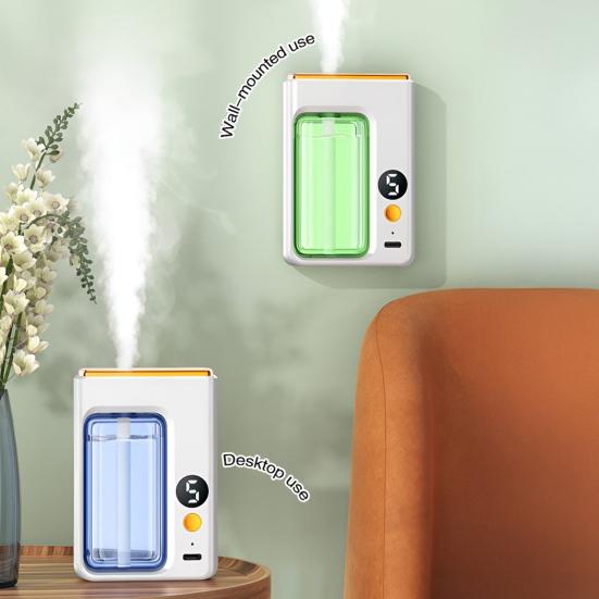 Aromatherapy Diffuser Rechargeable Essential Oil Humidifier Large Spray Volume Wall Desktop Installation Bathroom Deodorizer Air Freshener