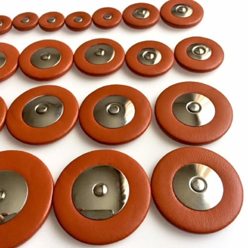 25-Piece Tenor Saxophone Pad Set, Sheepskin Leather, Replacement, Repair, and Care for Saxophone Parts