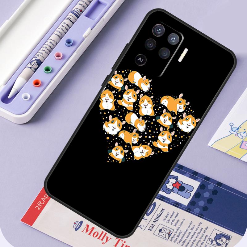 Funny Guinea Pig For Oppo A40 A60 A80 A94 A74 A54 A15 A18 A38 A58 A78 A98 A16 A76 A96 A57 A17 A77 A5 Pro Case