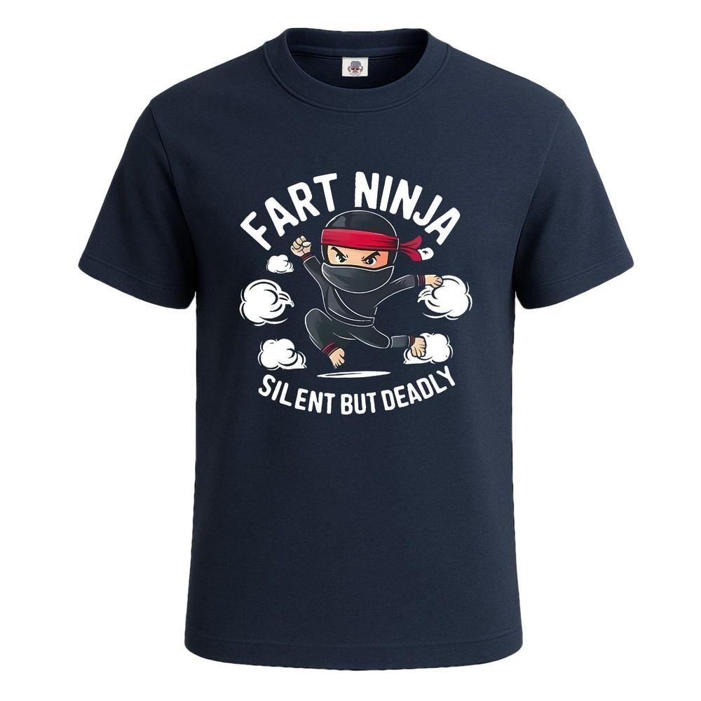 Fart ninja silent but deadly funny novelty gift party joke mens t shirt tee top 2XL