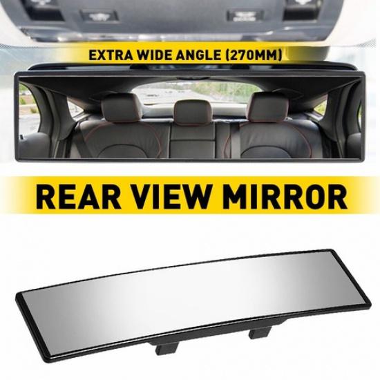 Car Interior Rear View Mirror Clear View Wide Angle Rear View Panoramic Mirror