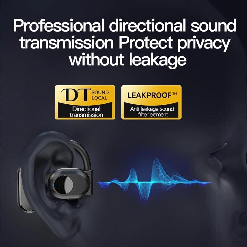 BY99 Wireless Headphones Bluetooth 5.4 Headset With Mic Air Conduction Handsfree Noise Canceling Earphones For Driving Audifonos