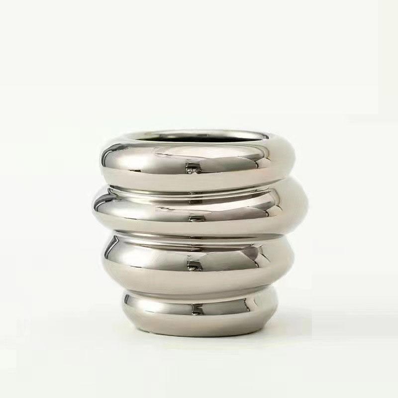 

Керамічний Тримач для Пензлів для Макіяжу Ваза для Квітів Форма Рослин Інструменти для Косметики Бутон Помади Горщик для Квітів Органайзер для Пензлів для Макіяжу