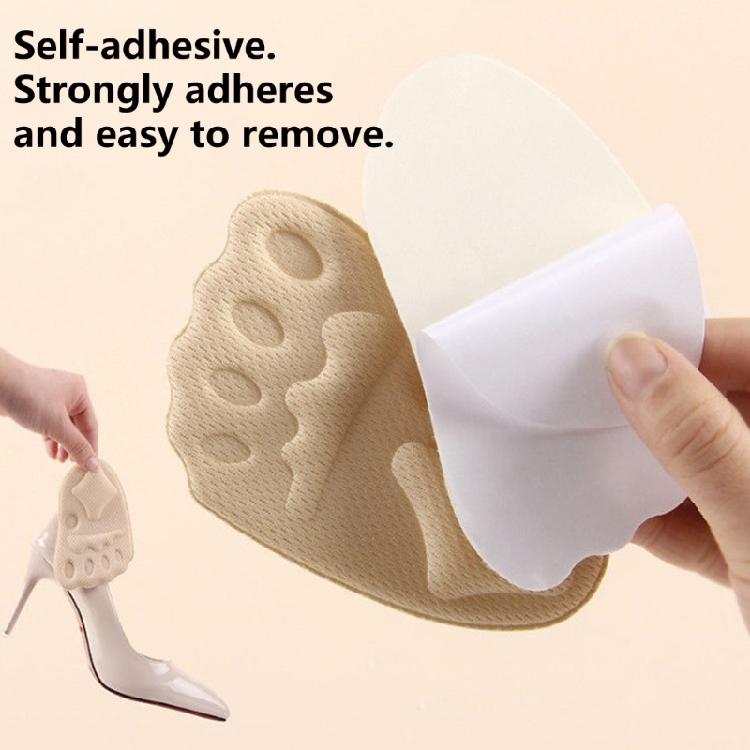 4Pairs Anti Blisters Insoles Anti Chafing Foam Forefoot Protectors Adhesive Shoe Cushion For Women High Heel Dress Shoe
