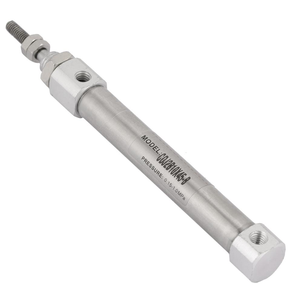 CDJ2B10, 45B Cylinder, Stainless Steel, Double Effect Pneumatic Cylinder with 10mm Diameter, 45mm Stroke, Life, Quieter