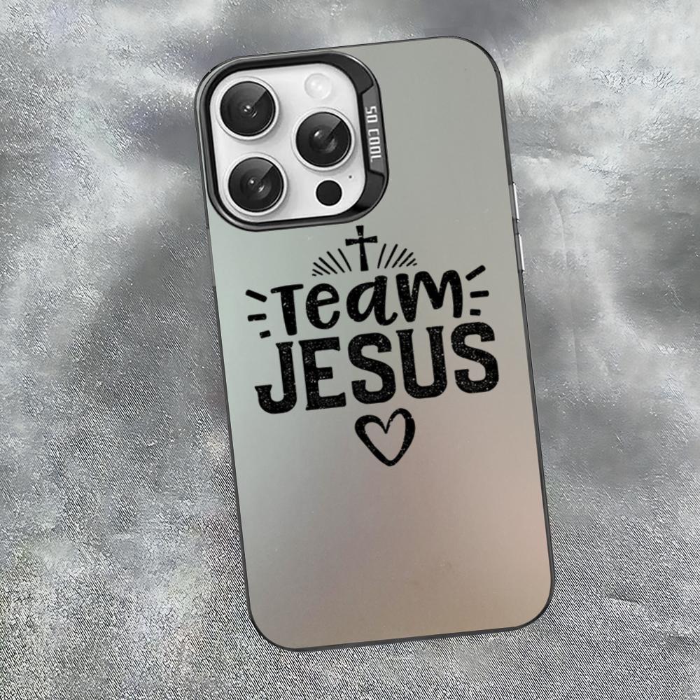Faith Christian Religious Jesus Phone Case For iPhone 16 15 14 13 12 11 Pro Max X XR XSMAX 8 7 Plus Matte Shockproof Back Cover