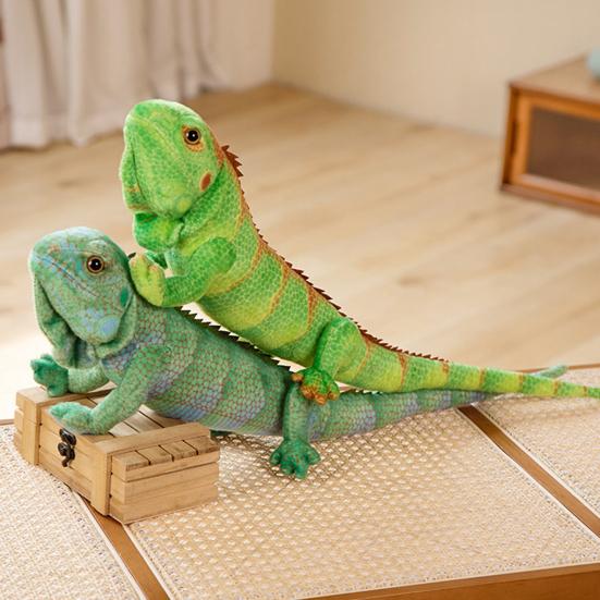 Lizard Plush Toy Doll Soft Fully Filled Reptile Simulation Plushie Ornament Lizard Stuffed Animal Doll Pillow