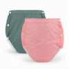 Adult Diaper Cover with Waterproof TPU Layer Washable Pants Fasteners Adjustable