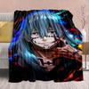 Jujutsu Kaisen Flannel Warm Throw Blanket Soft Cozy Plush Lightweight Sofa Bed Home Decor -QJY