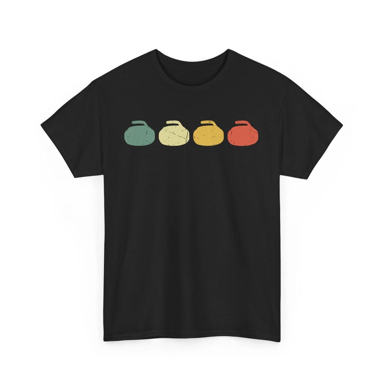 Ice Curling Shirt, Curling Winter Sports Lovers Curling Player Curler T-shirt XL