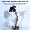 Car Mount Magnetic Phone Holder Foldable 360 Rotation Arms Metal Stand for Dashboard Mobile Bracket for Samsung iPhone 15 14 13