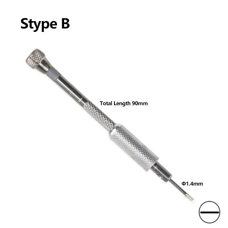 Small 0.8-1.6 Steel Single Screwdriver For Watch Glasses Repairing Portable Hand Tools Band Removal With  Link Pins Watchmaker