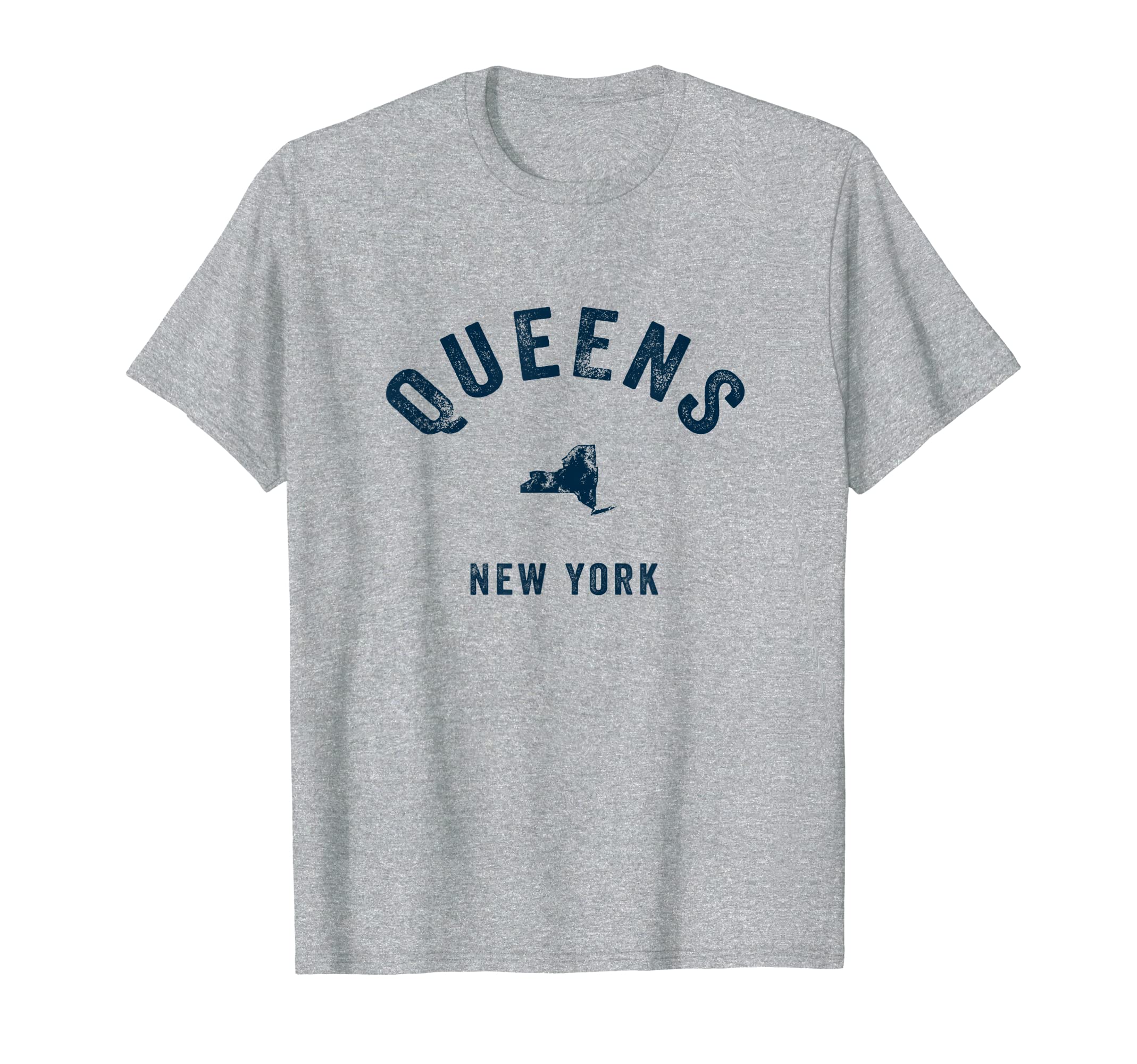 

Футболка Queens New York NY Vintage Sports Design Navy Print 70-х годов